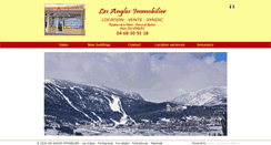 Desktop Screenshot of les-angles-immobilier.com